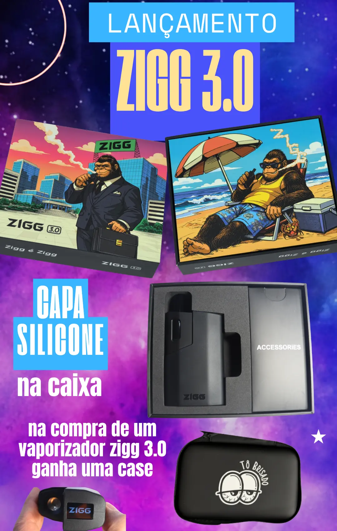 vaporizador de ervas zigg kingvapo o mais querido do brasil